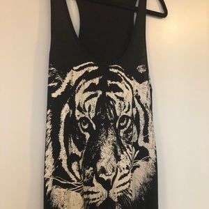 Racerback Tiger Maxi Dress